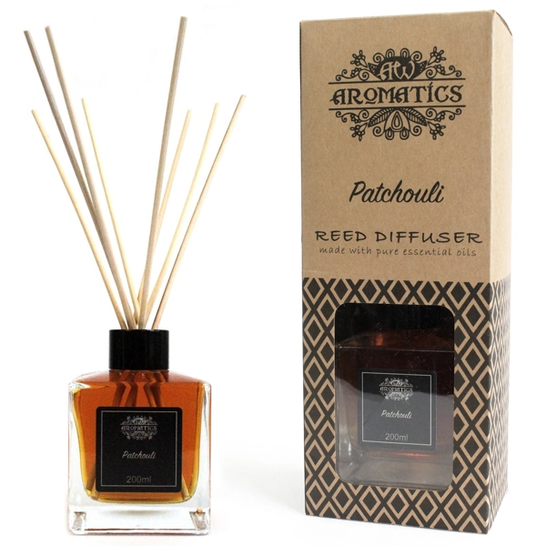 Difusor de Cana com Óleos Essenciais - Patchouli