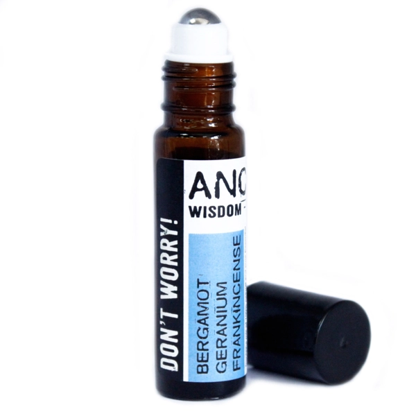 Misturas de óleos essenciais roll-on – Don’t worry!
