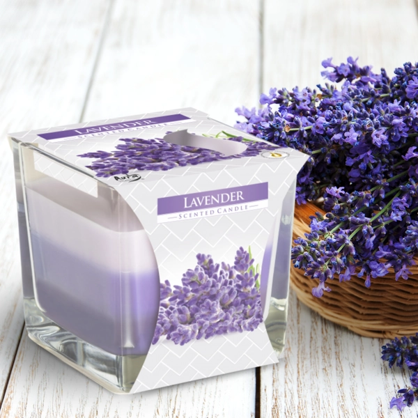 Vela Jarra Arco-Íris - Lavanda
