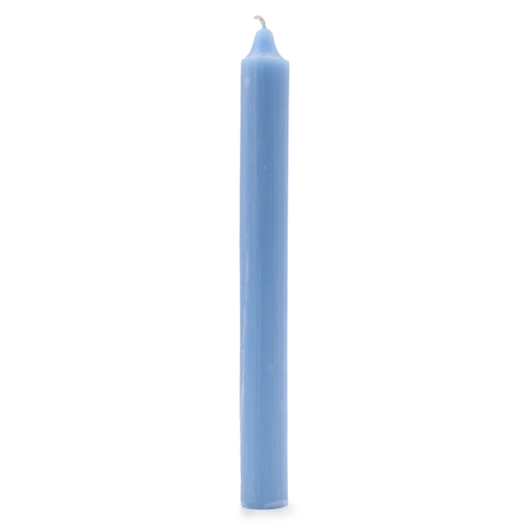 Velas a granel de cor sólida - azul marinho rústico - pacote com 10