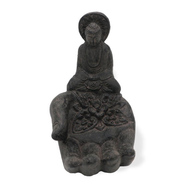 Queimador de Incenso Buddah e Mão (Preto)