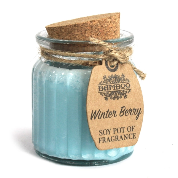 Vela em pote de cera de soja - Winter Berry