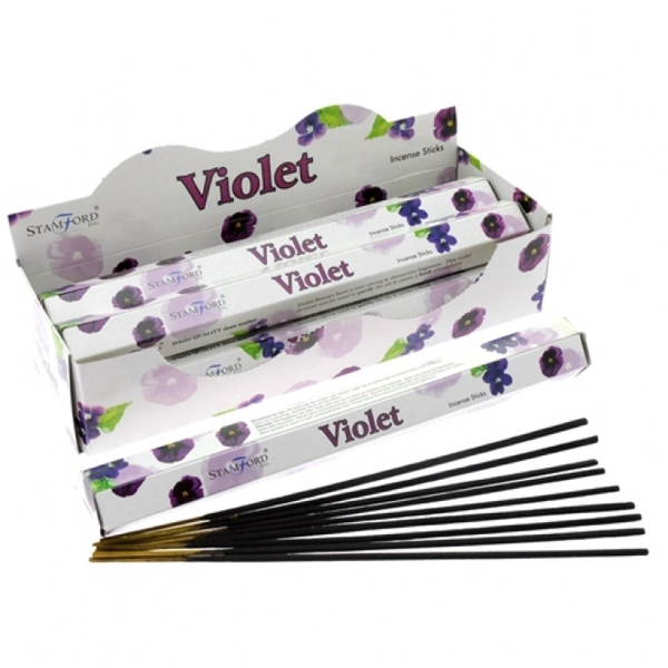 Varas de incenso Violet Stamford Premium