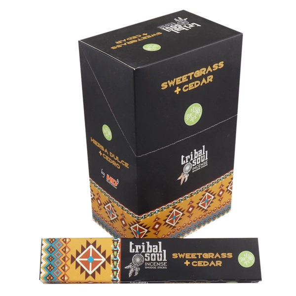 Incienso Tribal Soul - Hierba Sweet + Cedro