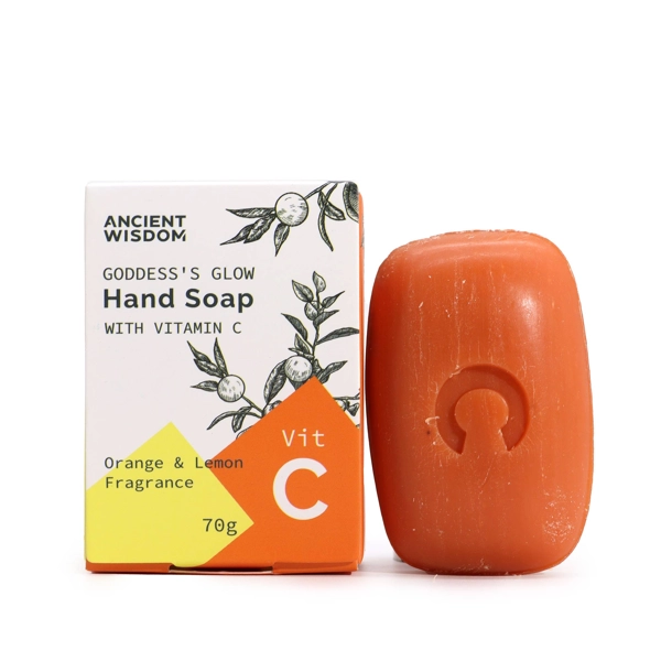Sabonete para as mãos com vitamina C e óleos essenciais
