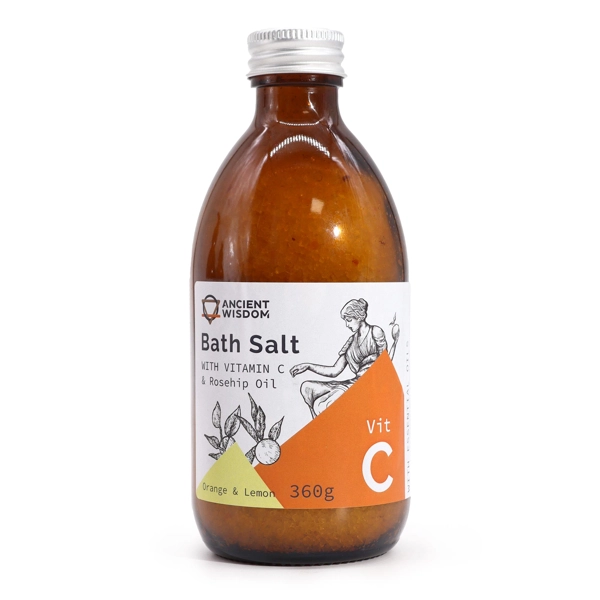 Sal de banho com vitamina C